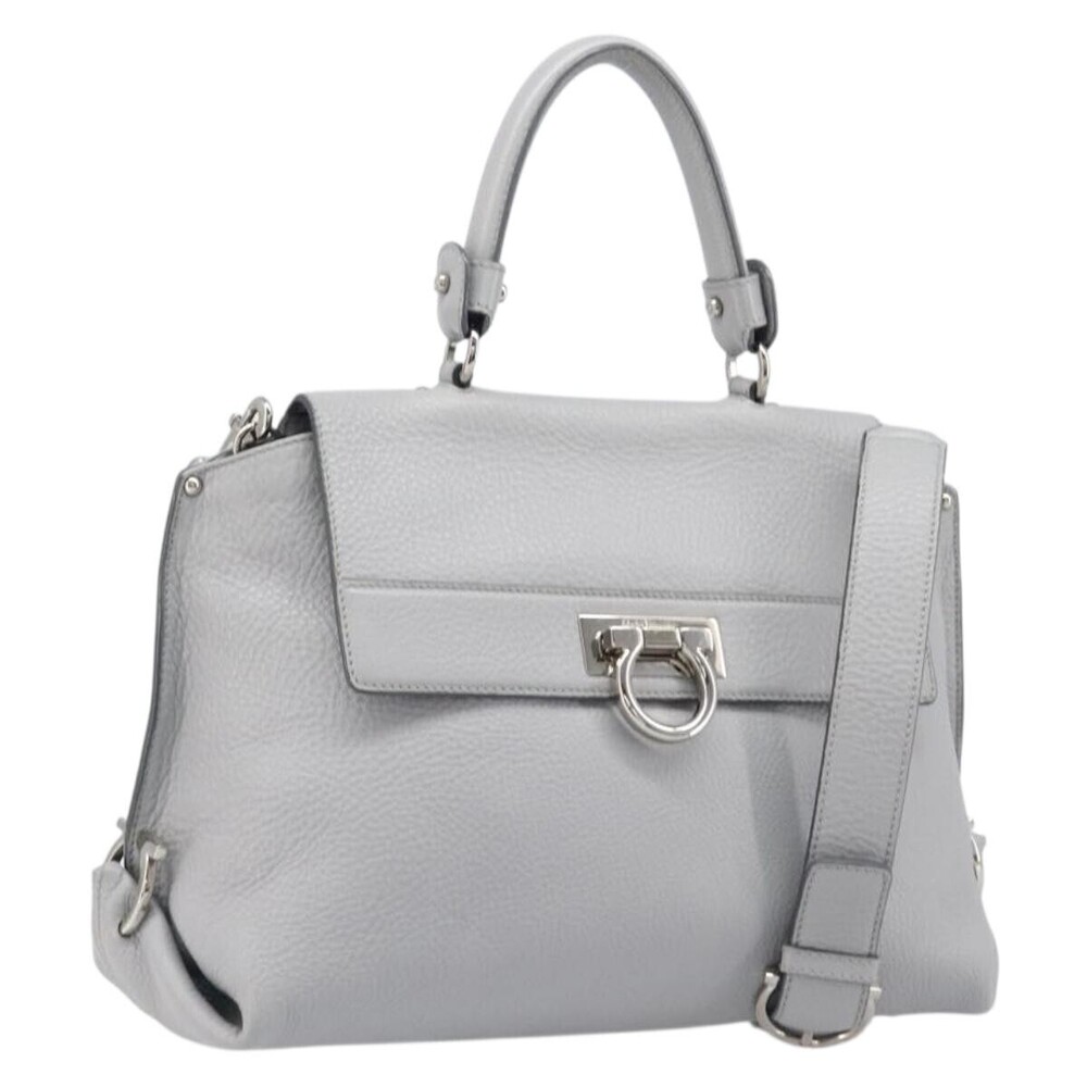 Salvatore Ferragamo Sofia Satchel Leather Medium